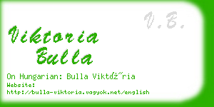 viktoria bulla business card